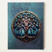 人生の豪華な木の影の街。 プランナー手帳 (裏面)