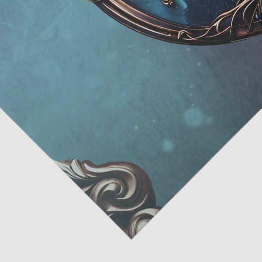 人生の豪華な木の影の街。 薄葉紙 (詳細)