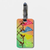 人生の贈り物の一つ素晴らしはダンス ラゲッジタグ (裏面縦)