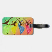 人生の贈り物の一つ素晴らしはダンス ラゲッジタグ (裏面横)