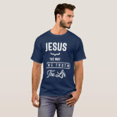 人生の贈り物の真実をイエス様に |クリスチャン Tシャツ (正面フル)