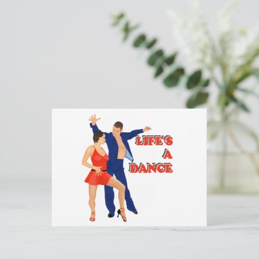 人生の踊り ポストカード (スタンド正面)