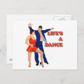 人生の踊り ポストカード (正面/裏面)