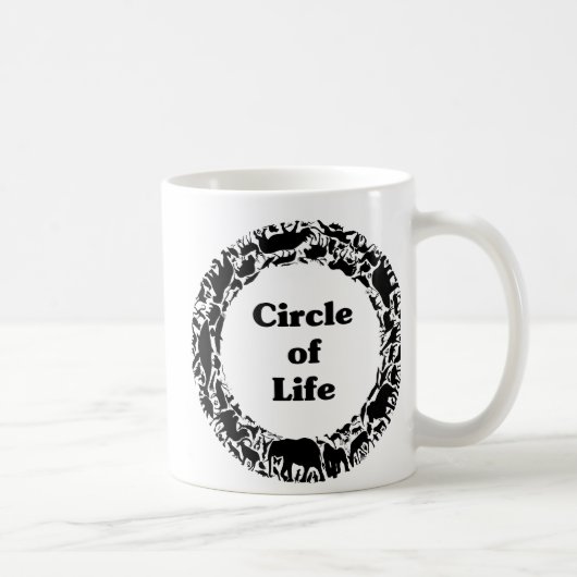 人生の輪 コーヒーマグカップ (右)
