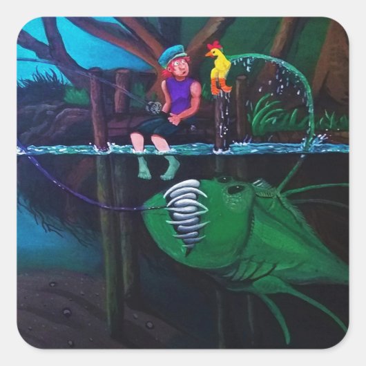 人生の輪 スクエアシール (正面)