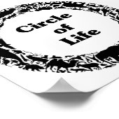 人生の輪 ポスター (角)