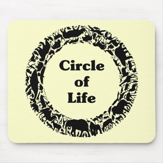 人生の輪 マウスパッド (正面)