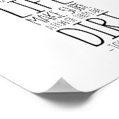 人生の道の中でジョン・ミュア引用文 ポスター (角)