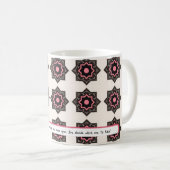 人生の道は選択 |バラパターン コーヒーマグカップ (正面右)