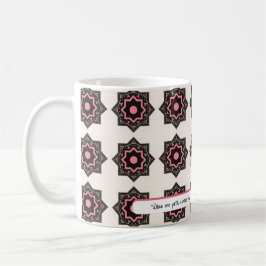 人生の道は選択 |バラパターン コーヒーマグカップ