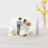 人生の道を切り開くこと カード (黄色い花)