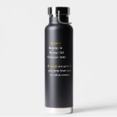 人生の道徳的価値 ウォーターボトル (左面)