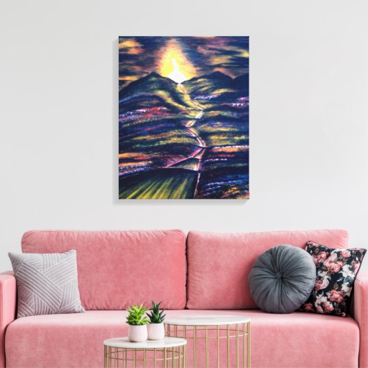 人生の道 キャンバスプリント (インサイチュ (リビング))