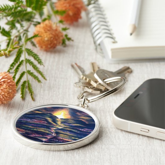 人生の道 キーホルダー (側面)