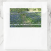 人生の道 |シール 長方形シール (バッグ)