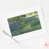 人生の道 |シール 長方形シール (封筒)