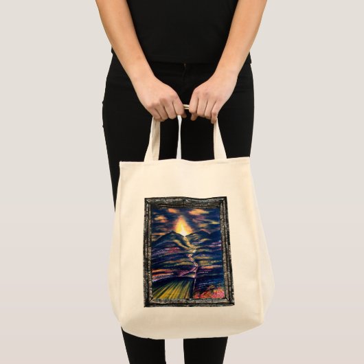 人生の道 トートバッグ (正面(商品))