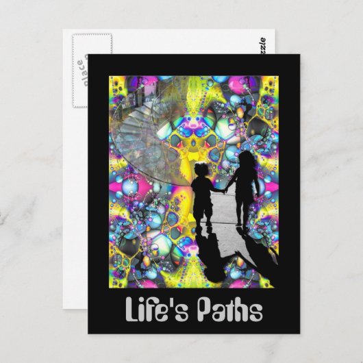 人生の道 ポストカード (正面/裏面)