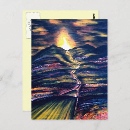 人生の道 ポストカード (正面/裏面)