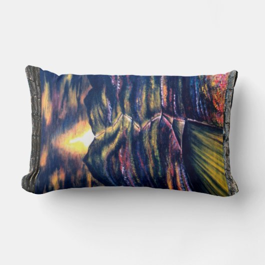 人生の道 ランバークッション (正面)