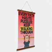 人生の道 吊り下げ型タペストリー (傾斜あり)