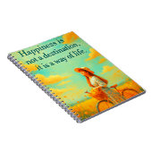 「人生の道」 – 幸福感動的引用文ノート ノートブック (右側)