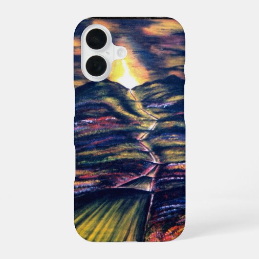 人生の道 iPhone 16ケース (裏面)