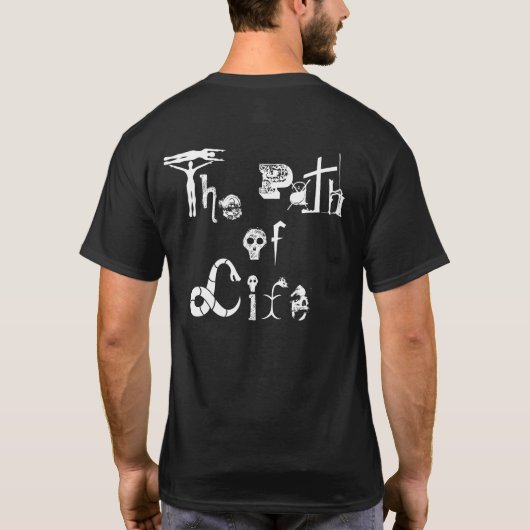 人生の道 Tシャツ (裏面)