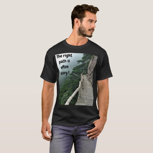 人生の道 Tシャツ (正面フル)