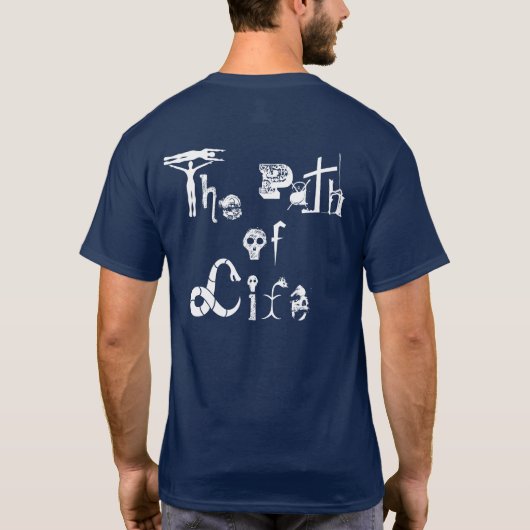 人生の道 Tシャツ (裏面)