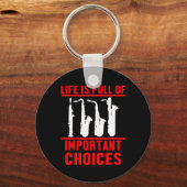人生の重要な選択マーチングバンドミュージカルギフト キーホルダー (正面)