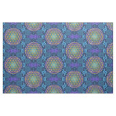 人生の金のフラクタル1の花 ファブリック (ファットクウォーター)