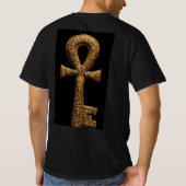 人生の鍵Tシャツ Tシャツ (裏面)
