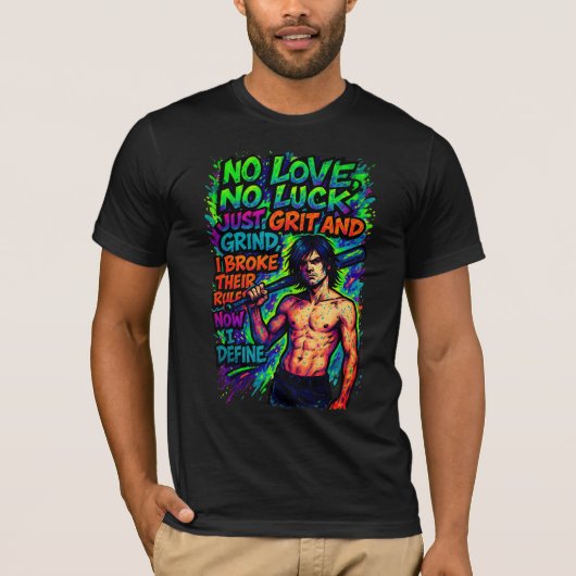 人生の障害を乗り越える人々 Tシャツ (正面)