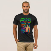人生の障害を乗り越える人々 Tシャツ (正面フル)