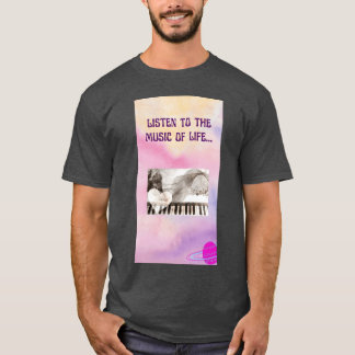 人生の音楽の少女 Tシャツ