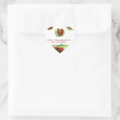 人生の香り:ポプリ感動的メッセージ ハートシール (バッグ)