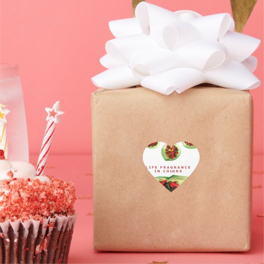 人生の香り:ポプリ感動的メッセージ ハートシール (パーティー)