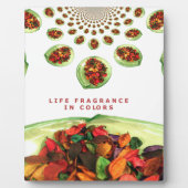 人生の香り：ポプリ感動的メッセージ フォトプラーク (正面)