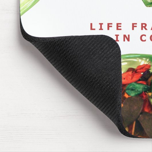 人生の香り:ポプリ感動的メッセージ マウスパッド (コーナー)