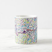 人生の馬の色、コーヒーマグ コーヒーマグカップ (中央)