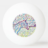 人生の馬の色、ピンポンボール 卓球ボール (裏面)