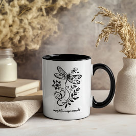 人生の魔法の瞬間を楽しむ コーヒーマグカップ