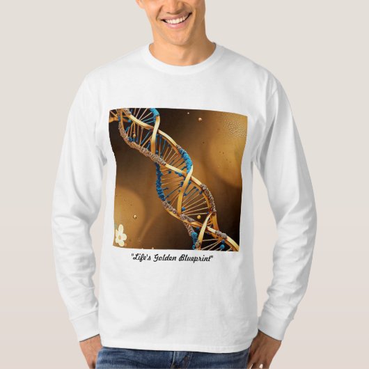 "人生の黄金の設計図" Tシャツ (正面)