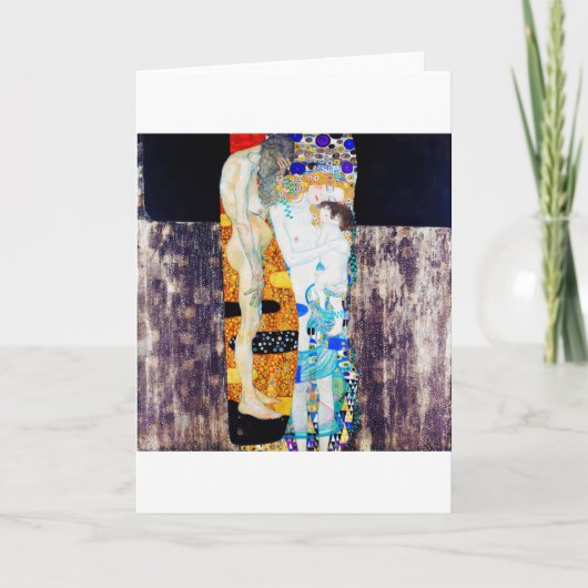 人生の3つの時代グスタフクリムト カード (正面)