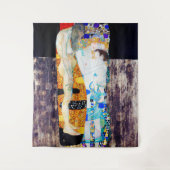 人生の3つの時代グスタフクリムト タペストリー (正面)