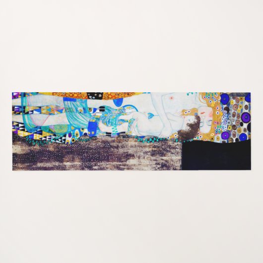 人生の3つの時代グスタフクリムト ヨガマット (裏面(横))