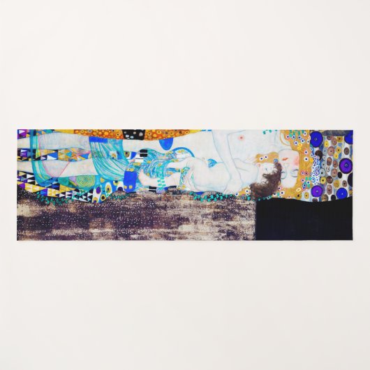 人生の3つの時代グスタフクリムト ヨガマット (正面(横))