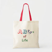 人生のABCトートバッグ トートバッグ (正面)