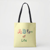 人生のABCトート トートバッグ (正面)